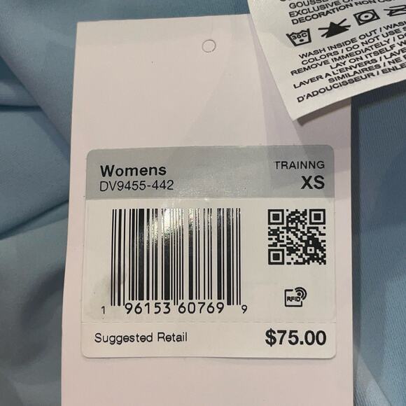 Nike Women's Dri-FIT Bliss Mid-Rise Skort blue XS - Picture 6 of 7